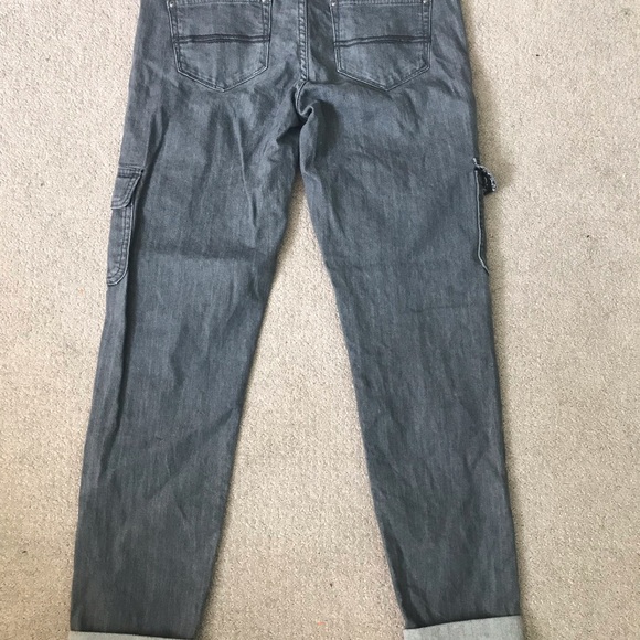 Patagonia women’s grey denim cargo pants skinny - Picture 2 of 9